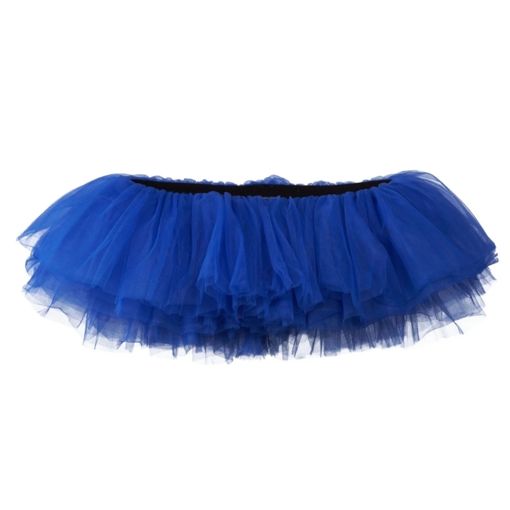 Women's‎ Teen Adult Girls Layered Fluffy Ballet Dance Tutu Skirt - Royal Blue
